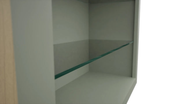 Fabuwood Pistachio Green NDW3036 Wall Standard No Door Cabinet, Detail View