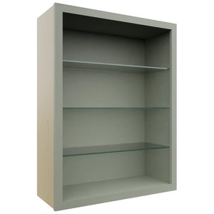 Fabuwood Pistachio Green NDW3039 Wall Standard No Door Cabinet, Front View