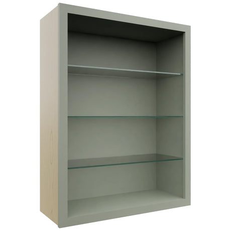 Fabuwood Pistachio Green NDW3039 Wall Standard No Door Cabinet, Front View