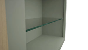 Fabuwood Pistachio Green NDW3039 Wall Standard No Door Cabinet, Detail View