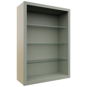 Fabuwood Pistachio Green NDW3042 Wall Standard No Door Cabinet, Front View