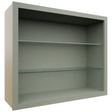 Fabuwood Pistachio Green NDW3630 Wall Standard No Door Cabinet, Front View