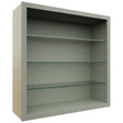 Fabuwood Pistachio Green NDW3636 Wall Standard No Door Cabinet, Front View