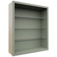 Fabuwood Pistachio Green NDW3642 Wall Standard No Door Cabinet, Front View