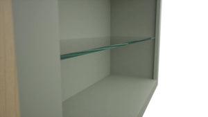 Fabuwood Pistachio Green NDW3642 Wall Standard No Door Cabinet, Detail View