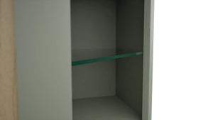 Fabuwood Pistachio Green NDWDC2430 Wall Corner Diagonal No Door Cabinet, Detail View