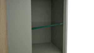 Fabuwood Pistachio Green NDWDC2439 Wall Corner Diagonal No Door Cabinet, Detail View