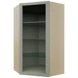 Fabuwood Pistachio Green NDWDC2442 Wall Corner Diagonal No Door Cabinet, Front View