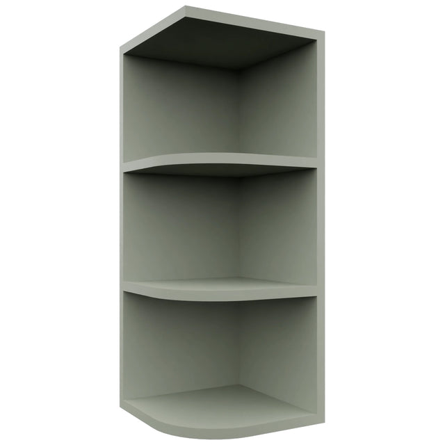 Fabuwood Pistachio Green OE1230 Wall Open End Cabinet, Front View