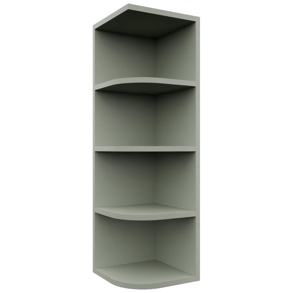 Fabuwood Pistachio Green OE1239 Wall Open End Cabinet, Front View