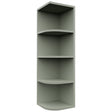 Fabuwood Pistachio Green OE1242 Wall Open End Cabinet, Front View