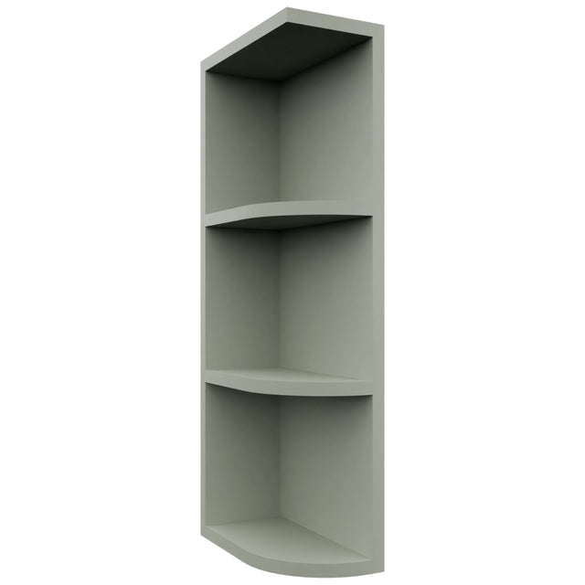 Fabuwood Pistachio Green OEL630 Wall Open End Cabinet, Front View