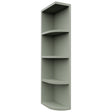 Fabuwood Pistachio Green OEL636 Wall Open End Cabinet, Front View
