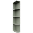 Fabuwood Pistachio Green OEL642 Wall Open End Cabinet, Front View