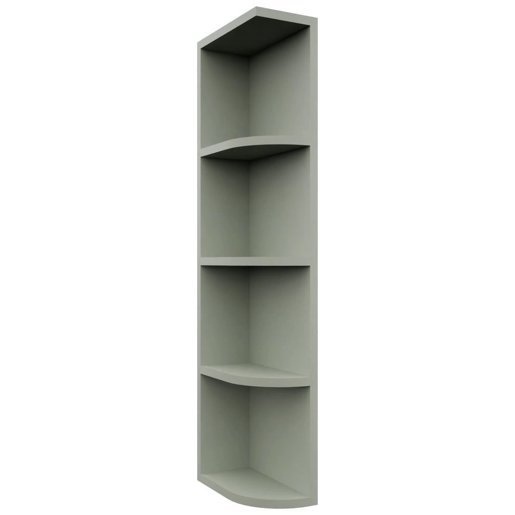 Fabuwood Pistachio Green OEL642 Wall Open End Cabinet, Front View