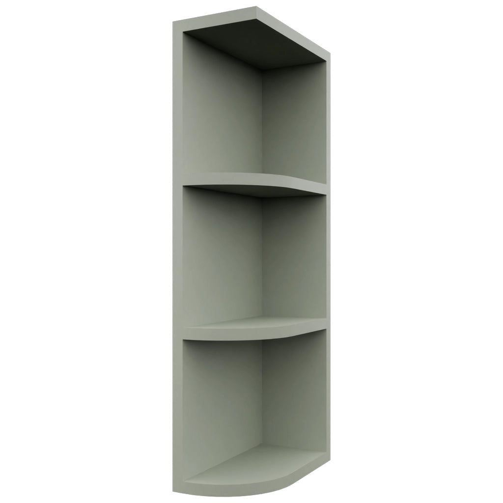 Fabuwood Pistachio Green OER630 Wall Open End Cabinet, Front View