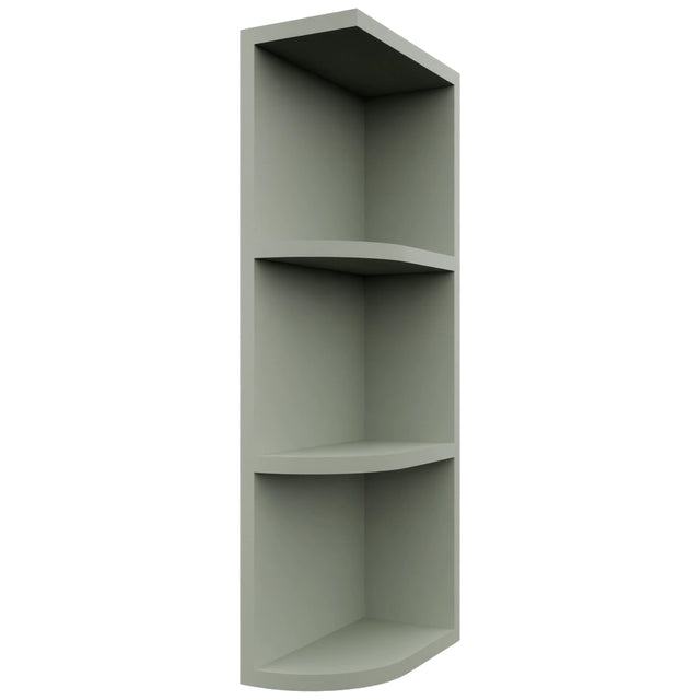 Fabuwood Pistachio Green OER630 Wall Open End Cabinet, Front View