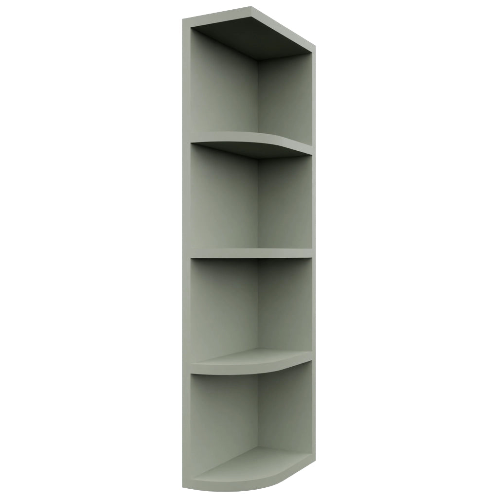 Fabuwood Pistachio Green OER636 Wall Open End Cabinet, Front View