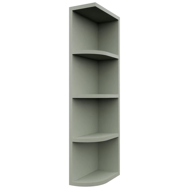 Fabuwood Pistachio Green OER636 Wall Open End Cabinet, Front View