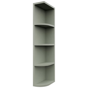 Fabuwood Pistachio Green OER639 Wall Open End Cabinet, Front View