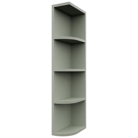 Fabuwood Pistachio Green OER639 Wall Open End Cabinet, Front View