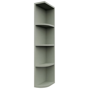 Fabuwood Pistachio Green OER642 Wall Open End Cabinet, Front View