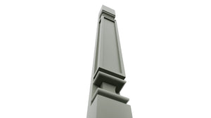 Fabuwood Pistachio Green PP-BASE Base Pilaster, Detail View