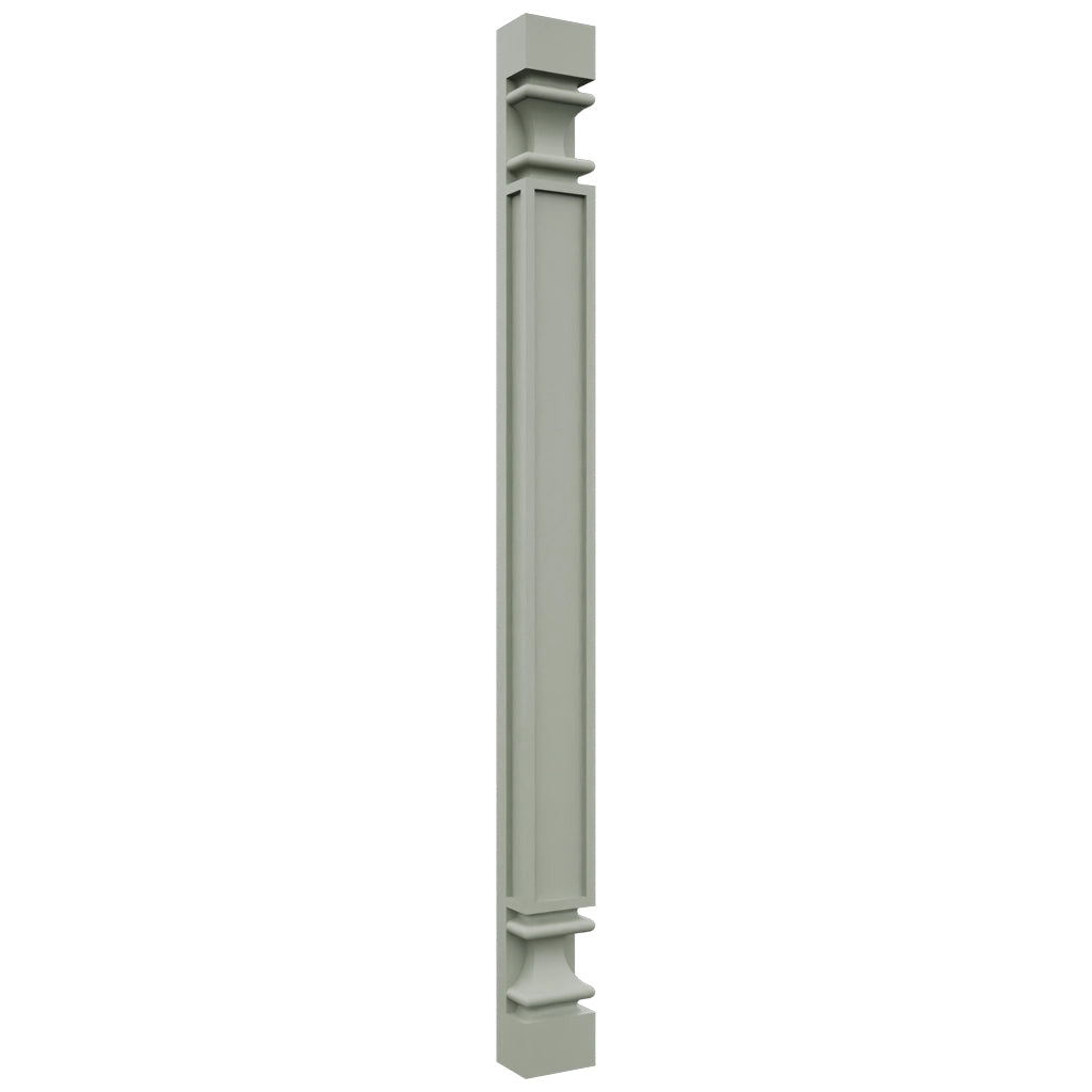 Fabuwood Pistachio Green PP-W39 Wall Pilaster, Front View
