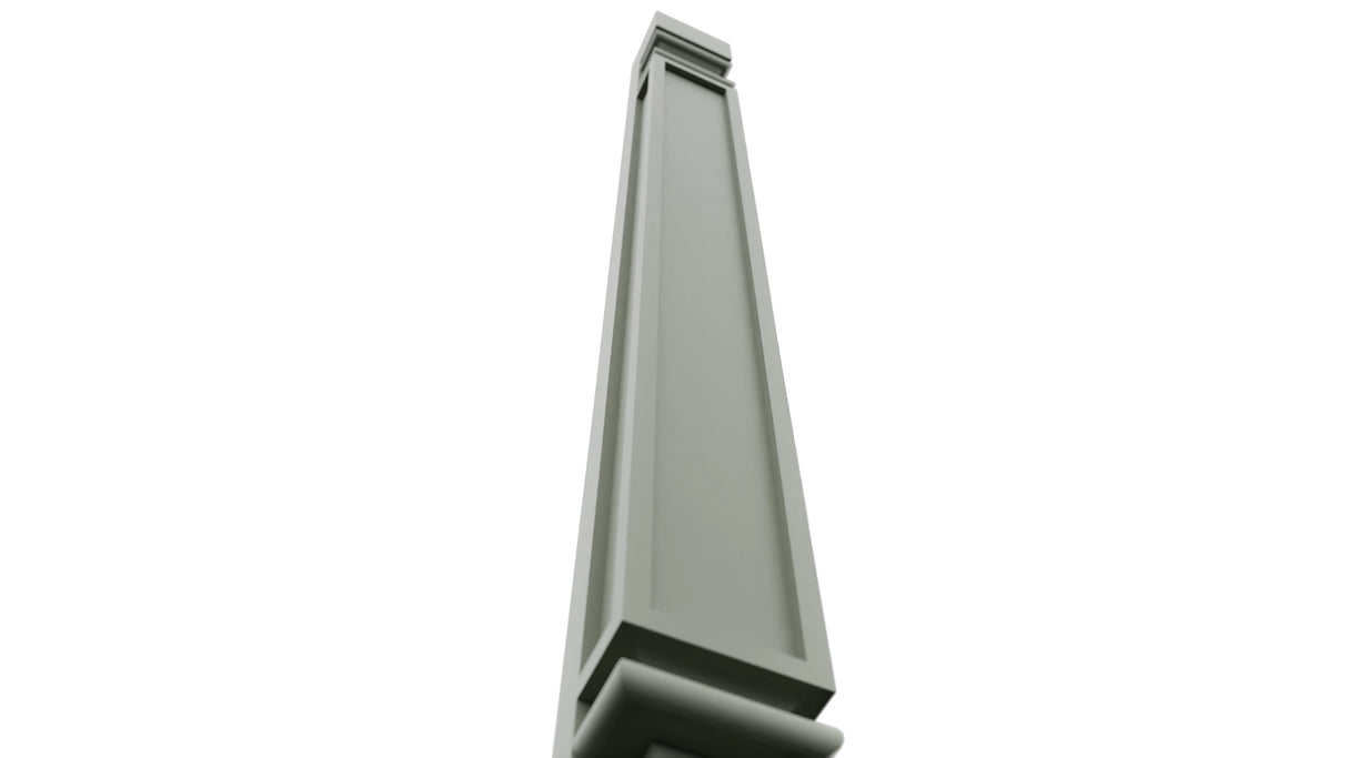 Fabuwood Pistachio Green PP-W39 Wall Pilaster, Detail View