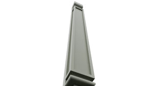 Fabuwood Pistachio Green PP-W39 Wall Pilaster, Detail View