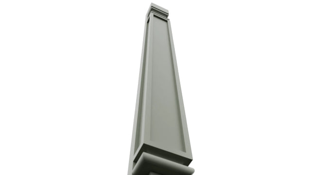 Fabuwood Pistachio Green PP-W39 Wall Pilaster, Detail View