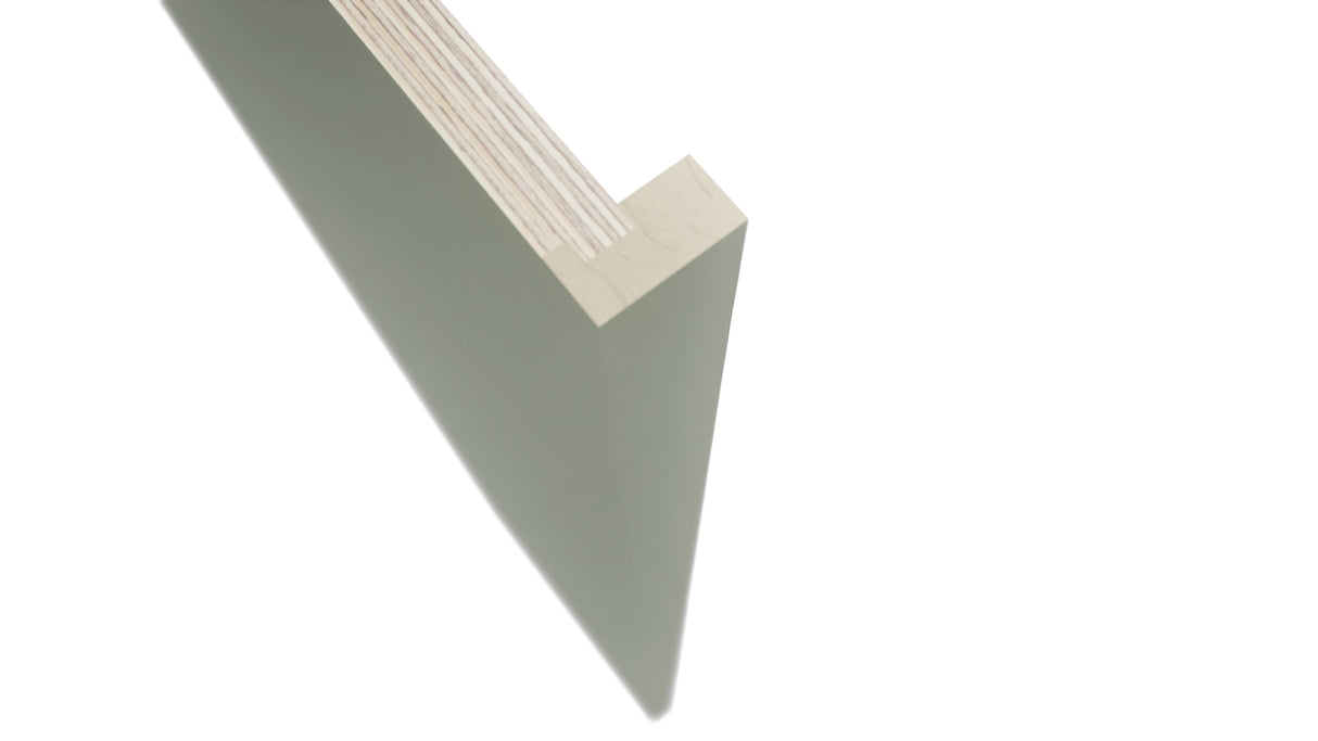 Fabuwood Pistachio Green REP1-1/2 Panel, Detail View