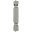 Fabuwood Pistachio Green SP36 Base Post, Front View