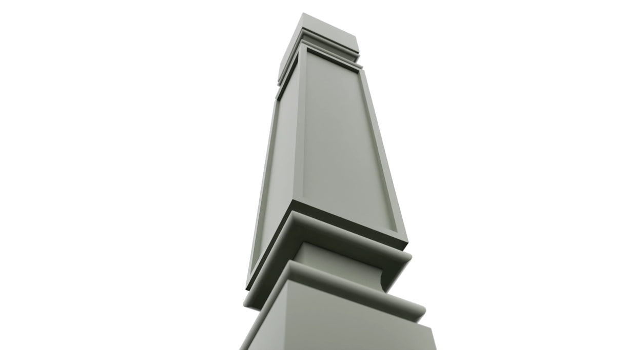 Fabuwood Pistachio Green SP36 Base Post, Detail View