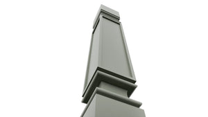 Fabuwood Pistachio Green SP36 Base Post, Detail View