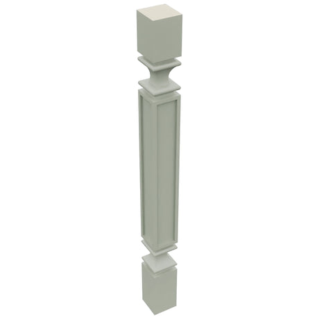 Fabuwood Pistachio Green SP3X3 Base Post, Top View