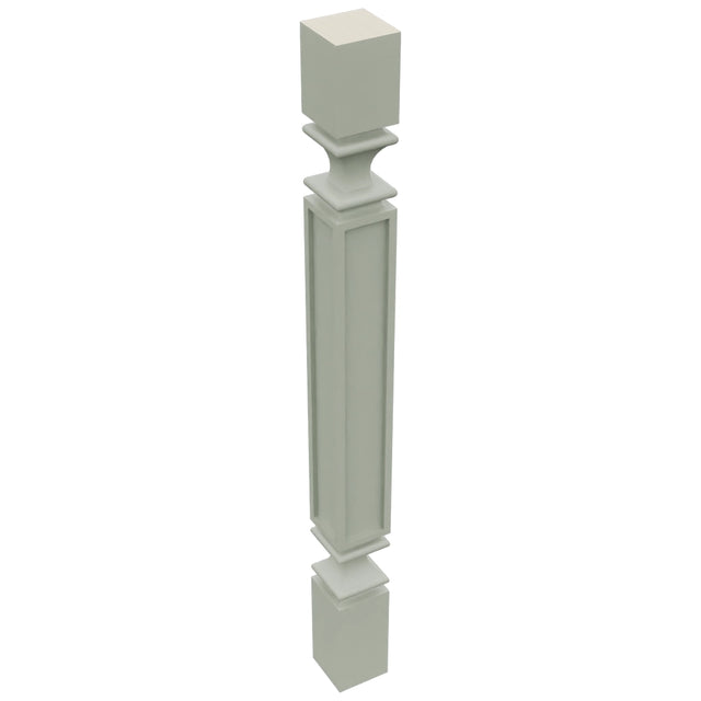 Fabuwood Pistachio Green SP3X3 Base Post, Top View