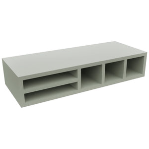 Fabuwood Pistachio Green WO306 Wall Organizer Rack, Top View