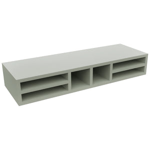 Fabuwood Pistachio Green WO366 Wall Organizer Rack, Front View