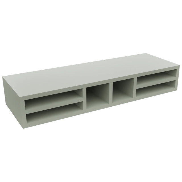 Fabuwood Pistachio Green WO366 Wall Organizer Rack, Front View