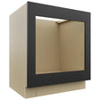 Fabuwood Pitch Black BOC30 Base Oven Cabinet, Front View