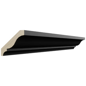 Fabuwood Pitch Black CM-1 Molding, Front View