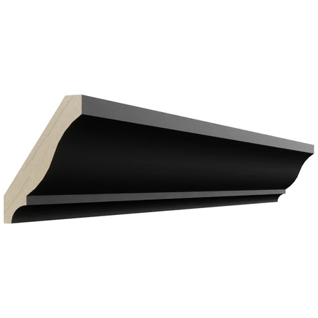 Fabuwood Pitch Black CM-6 Molding, Front View