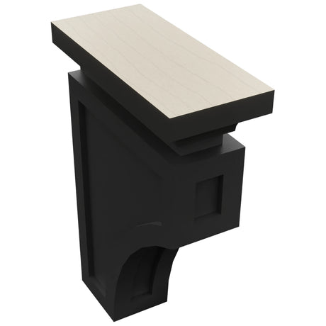Fabuwood Pitch Black CMCB Corbel, Top View