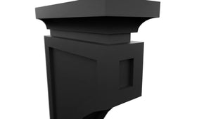 Fabuwood Pitch Black CMCB Corbel, Detail View