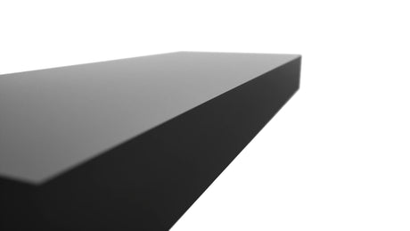 Fabuwood Pitch Black FLS24 Wall Floating Shelf, Detail View
