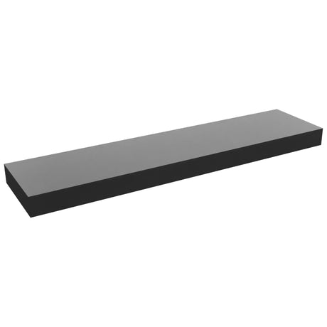 Fabuwood Pitch Black FLS42 Wall Floating Shelf, Front View