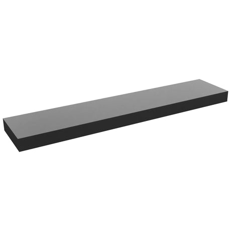 Fabuwood Pitch Black FLS48 Wall Floating Shelf, Front View