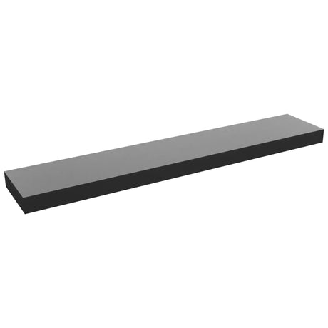 Fabuwood Pitch Black FLS54 Wall Floating Shelf, Front View