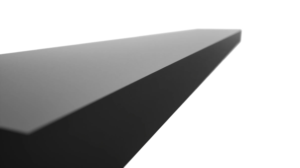 Fabuwood Pitch Black FLS60 Wall Floating Shelf, Detail View